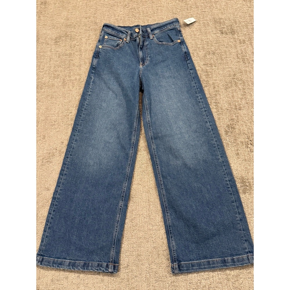 Gap High Rise Stride NWT 26 Wide Leg Jeans (W1)